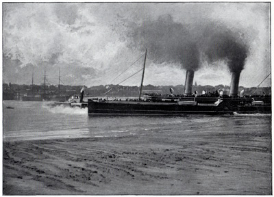 La Marguerite leaving Tilbury